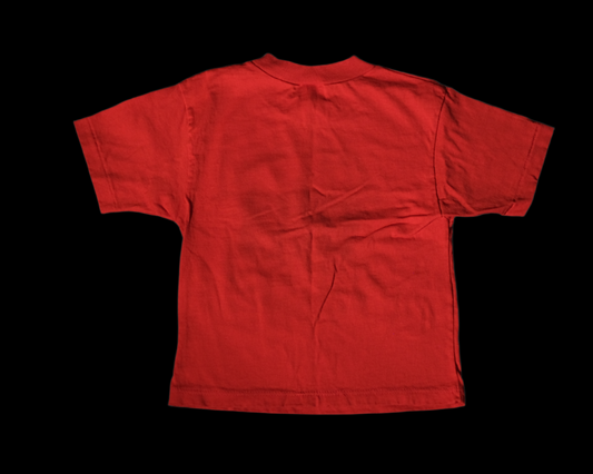Red t-shirt on a white background