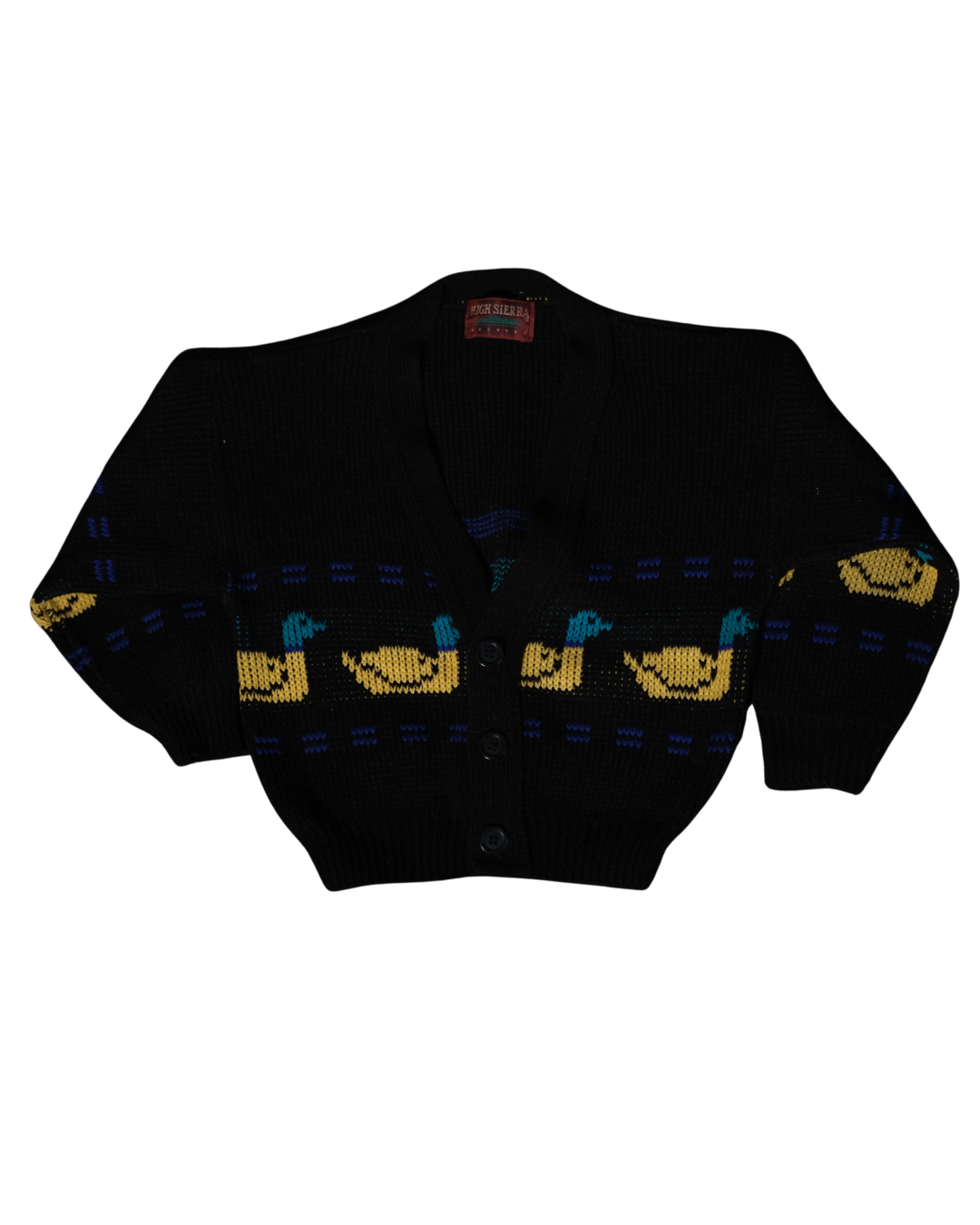Vintage 1990s Duck Cardigan