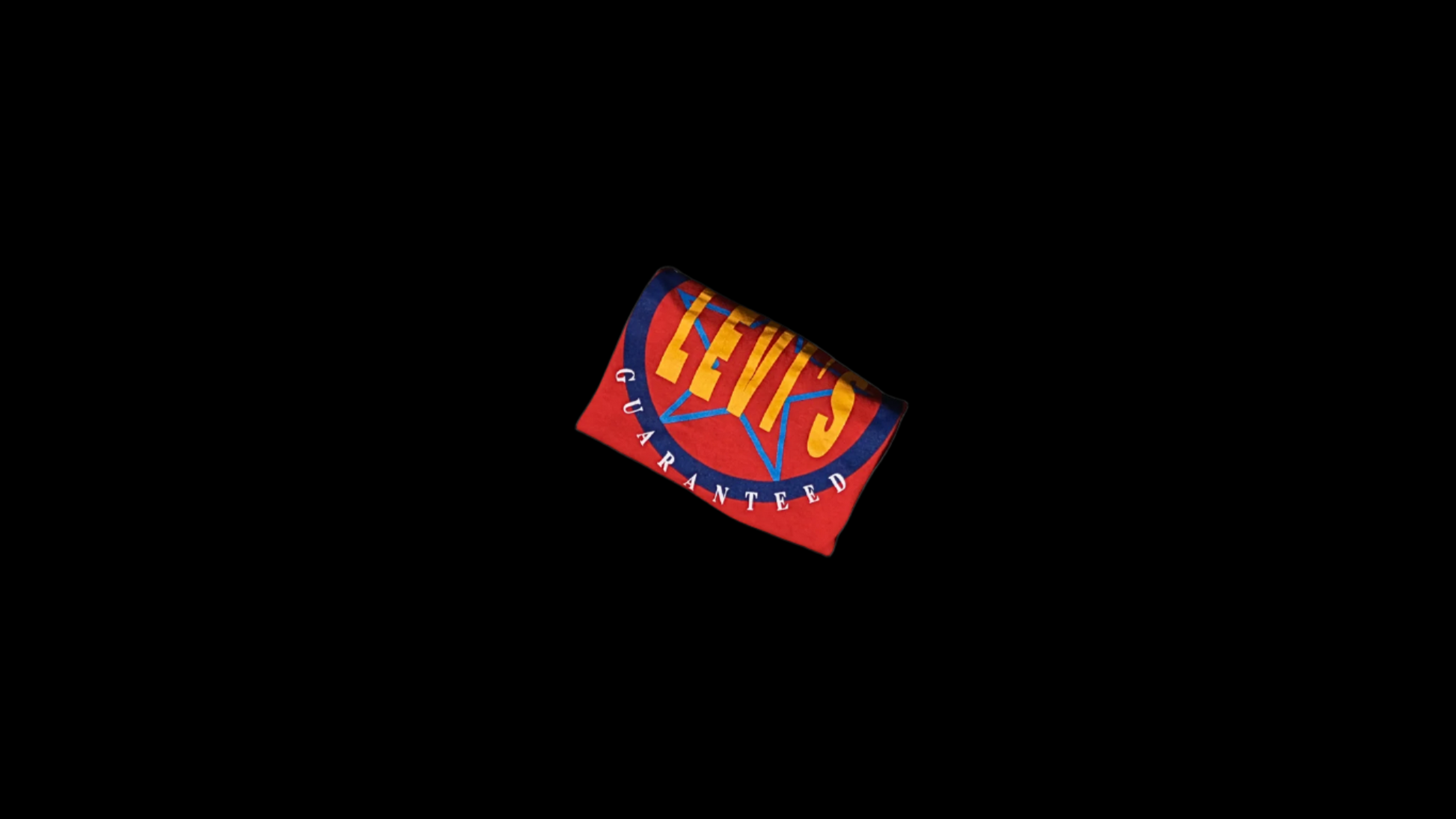 Colorful headband with a logo on a white background